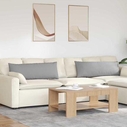 Sofa Kussens 2 Pcs Wolkengrijs 50 X 30 Cm Stof Wolkengrijze Stof