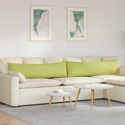 Sofa Kussens 2 Pcs 50 X 30 Cm Stof Lichtgroen