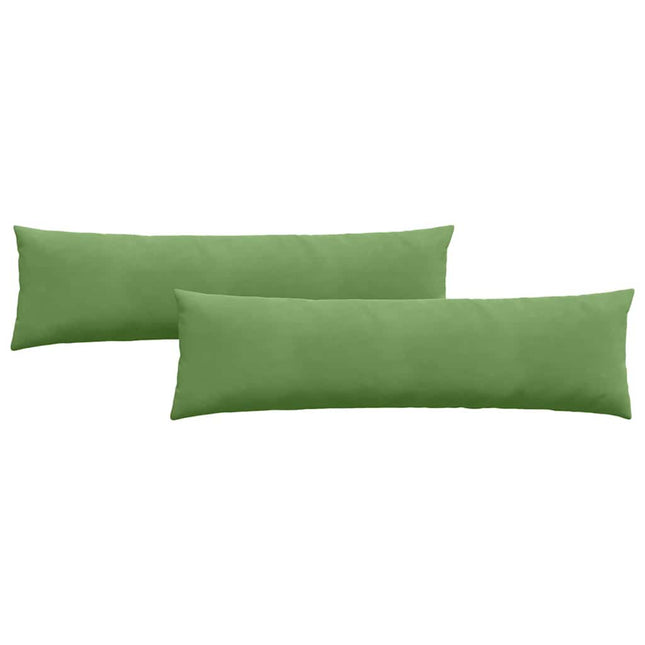 Sofa Kussens 2 Stuks 145 X 40 Cm Cordstof Lichtgroen