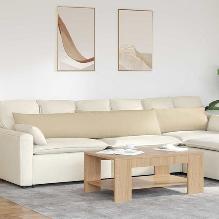 Sofa Kussens 2 Pcs 50 X 30 Cm Stof Crème
