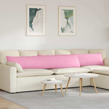 Sofa Kussens 2 Pcs 50 X 30 Cm Stof Roze