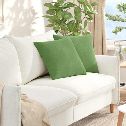 Sofa Kussens 2 Stuks 145 X 40 Cm Cordstof Lichtgroen