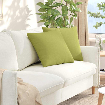 Sofa Kussens 2 Pcs 50 X 30 Cm Stof Lichtgroen