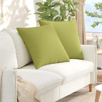 Sofa Kussens 2 Pcs 50 X 30 Cm Stof Lichtgroen