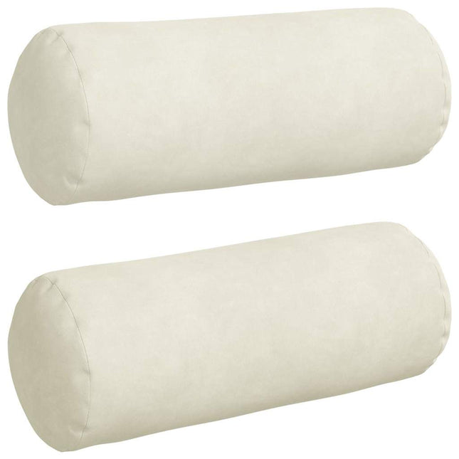 Bolster Kussens 2 Stuks Ø 15 X 40 Cm Cordstof