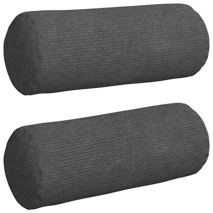Bolster Kussens 2 Stuks Ø 15 X 40 Cm Cordstof