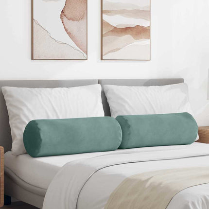 Bolster Kussens 2 Stuks Ø 15 X 40 Cm Cordstof