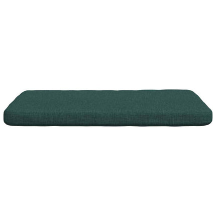 Zitkussens 4 Pcs Donkergroen 40 X 40 X 3 Cm Stof