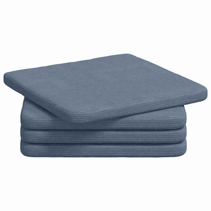 Zitkussens 4 Stuks 40 X 40 X 3 Cm Cordstof