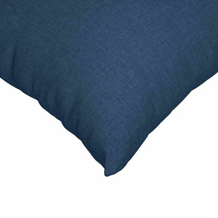 Sofa Kussens 2 Pcs 50 X 30 Cm Stof Blauw