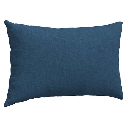 Sofa Kussens 2 Pcs 50 X 30 Cm Stof Blauw