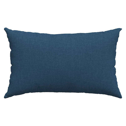 Sofa Kussens 2 Pcs 50 X 30 Cm Stof Blauw