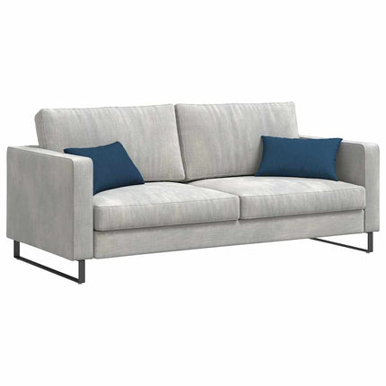 Sofa Kussens 2 Pcs 50 X 30 Cm Stof Blauw
