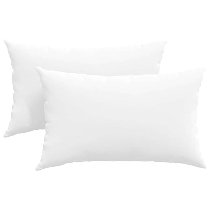 Sofa Kussens 2 Pcs 50 X 30 Cm Stof Wit