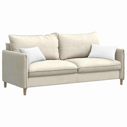 Sofa Kussens 2 Pcs 50 X 30 Cm Stof Wit