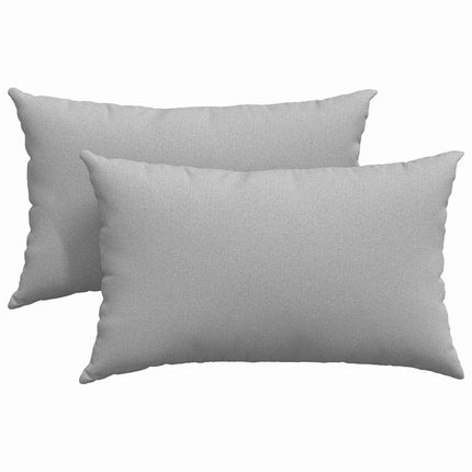 Sofa Kussens 2 Pcs Wolkengrijs 50 X 30 Cm Stof Wolkengrijze Stof
