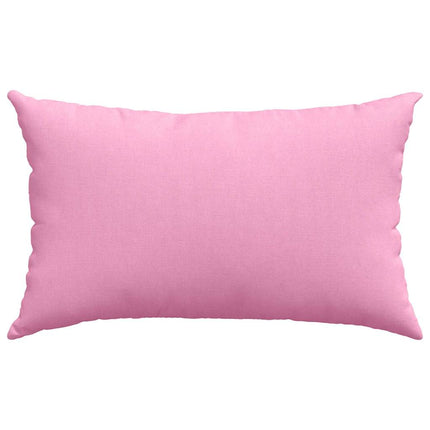 Sofa Kussens 2 Pcs 50 X 30 Cm Stof Roze