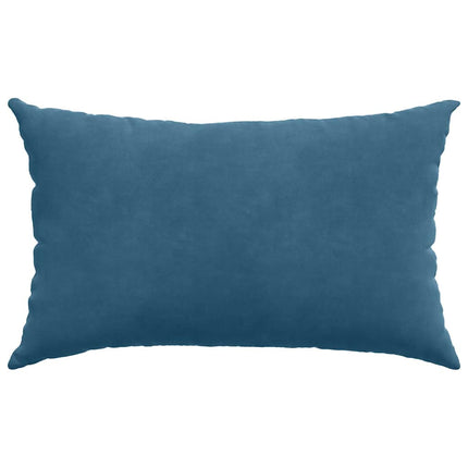 Sofa Kussens 2 Stuks 50 X 30 Cm Cordstof Blauw