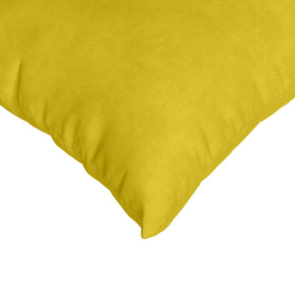 Sofa Kussens 2 Stuks 60 X 40 Cm Cordstof Geel