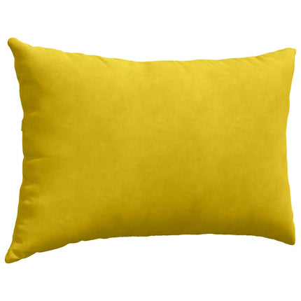 Sofa Kussens 2 Stuks 60 X 40 Cm Cordstof Geel