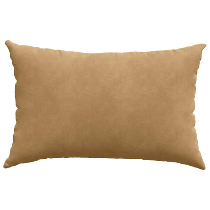Sofa Kussens 2 Stuks 60 X 40 Cm Cordstof Bruin