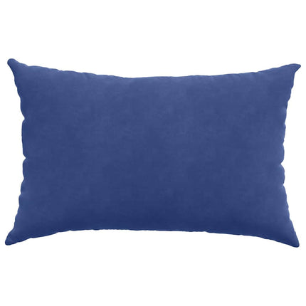 Sofa Kussens 2 Stuks 60 X 40 Cm Cordstof Politieblauw