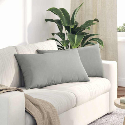Sofa Kussens 2 Stuks 50 X 30 Cm Stof
