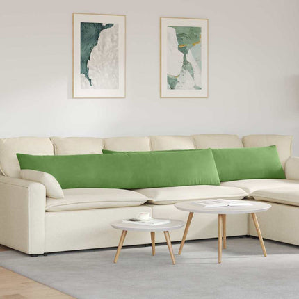 Sofa Kussens 2 Stuks 145 X 40 Cm Cordstof Lichtgroen