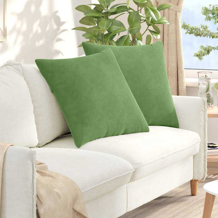 Sofa Kussens 2 Stuks 145 X 40 Cm Cordstof Lichtgroen