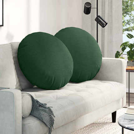 Zitkussens 2 Pcs Ø30 X 13 Cm Katoen Stof