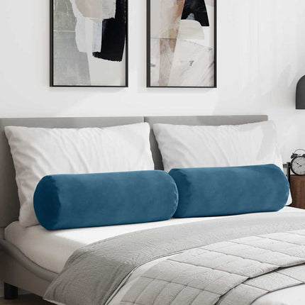 Bolster Kussens 2 Stuks Ø 15 X 40 Cm Cordstof