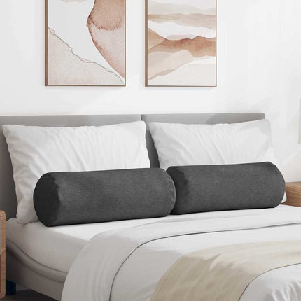 Bolster Kussens 2 Stuks Ø 15 X 40 Cm Cordstof