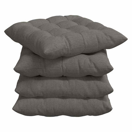 Zitkussens 4 Pcs 40 X 40 X 6 Cm Katoen Stof