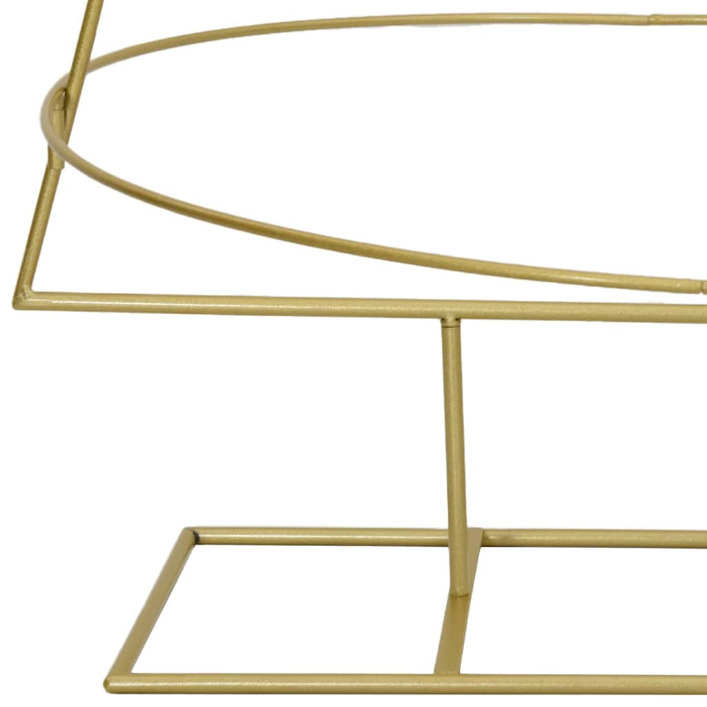 Metalen kerstboom met standaard Goud 150 cm Poedergecoat staal