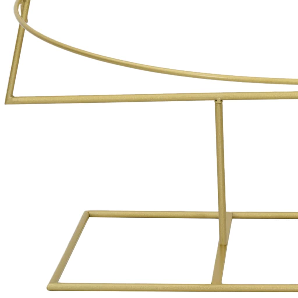 Metalen kerstboom met standaard Goud 180 cm Poedergecoat staal