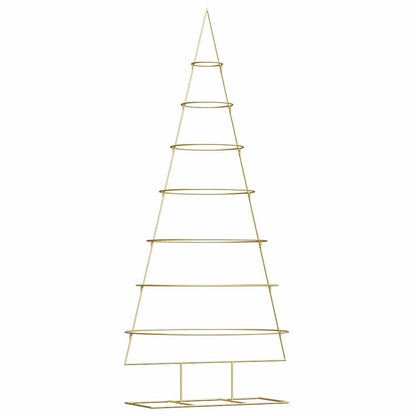 Metalen kerstboom met standaard Goud 210 cm Poedergecoat staal