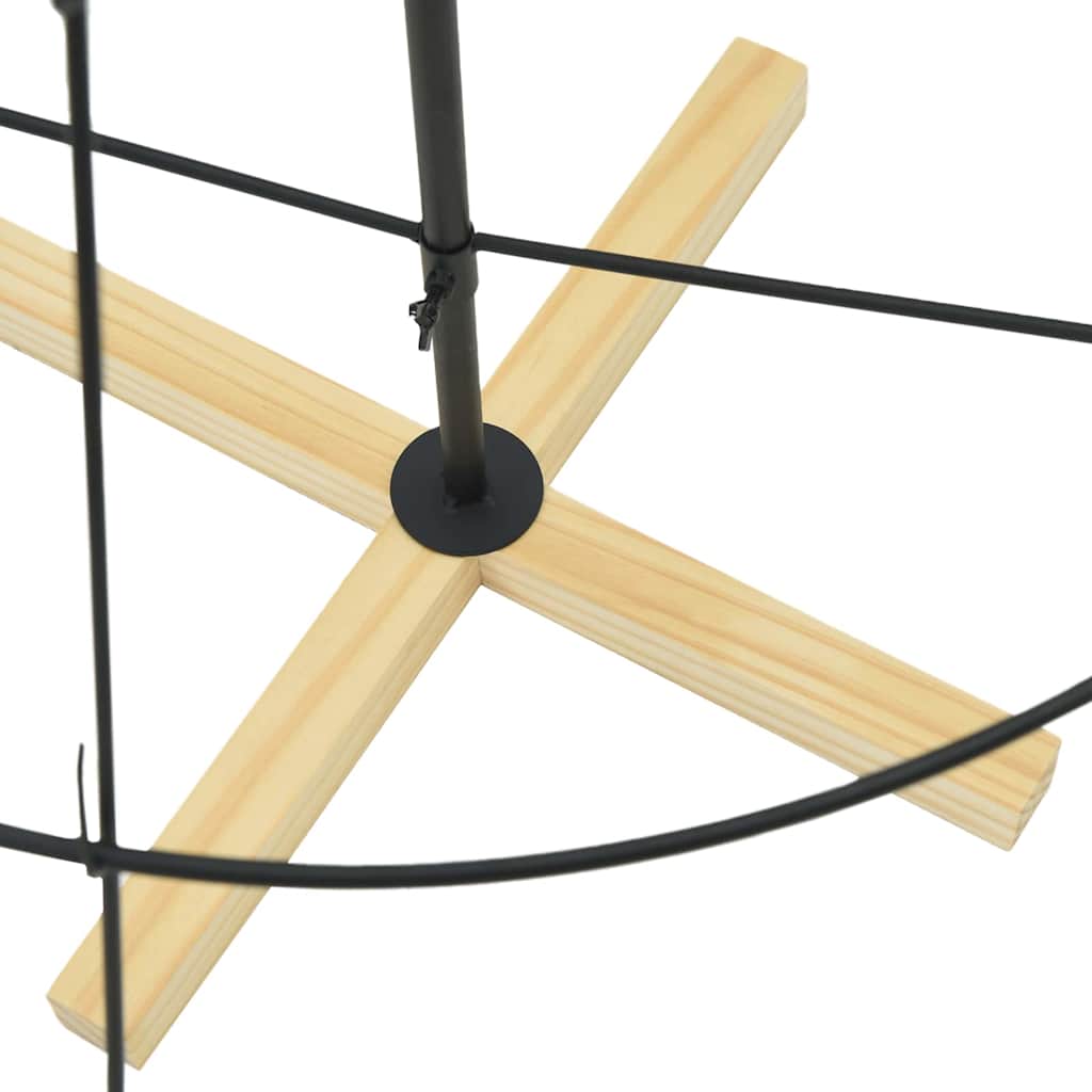 Kerst Cone Boom met standaard Zwart 150 cm Staal