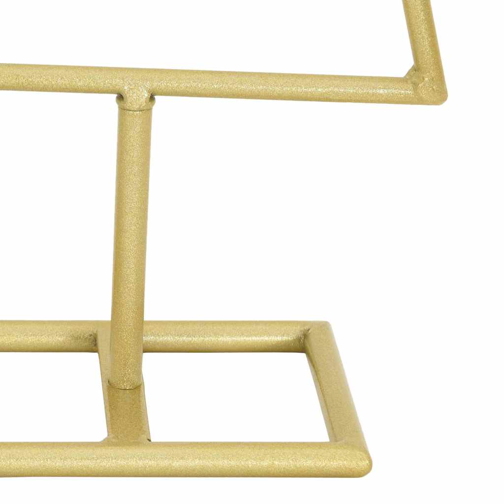 Metalen kerstboom met standaard Goud 60 cm Poedergecoat staal