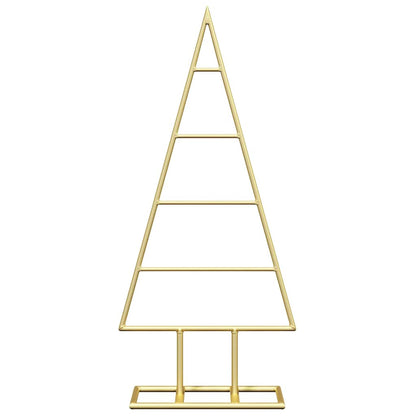 Metalen kerstboom met standaard Goud 60 cm Poedergecoat staal