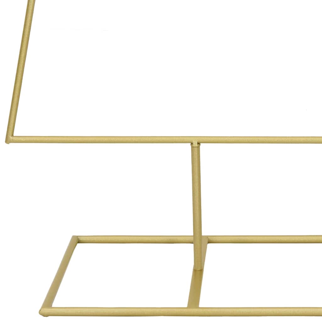 Metalen kerstboom met standaard Goud 150 cm Poedergecoat staal