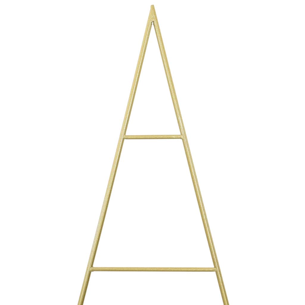 Metalen kerstboom met standaard Goud 180 cm Poedergecoat staal