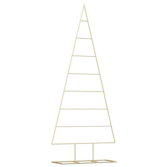 Metalen kerstboom met standaard Goud 180 cm Poedergecoat staal