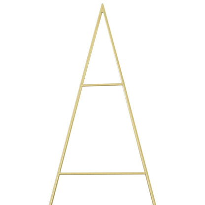 Metalen kerstboom met standaard Goud 210 cm Poedergecoat staal