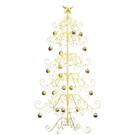 Metalen Kerstboom Goud 150 Cm Poedercoating Staal