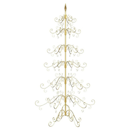 Metalen kerstboom met standaard Goud 180 cm Poedergecoat staal