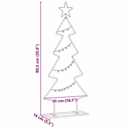 Metalen Kerstboom Staal