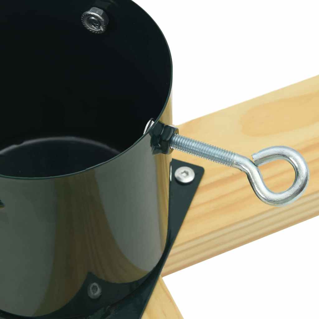 Kerstboomstandaard Groen 50 x 50 x 16 cm Massief grenenhout