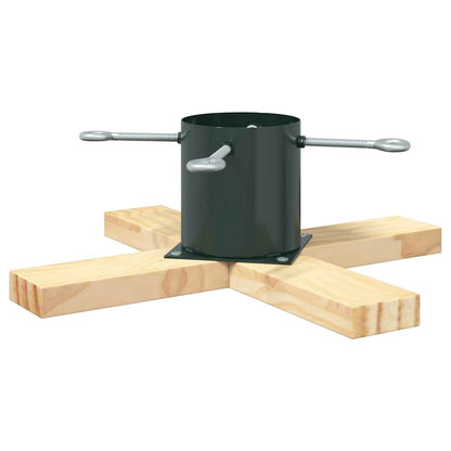 Kerstboomstandaard Groen 50 x 50 x 16 cm Massief grenenhout
