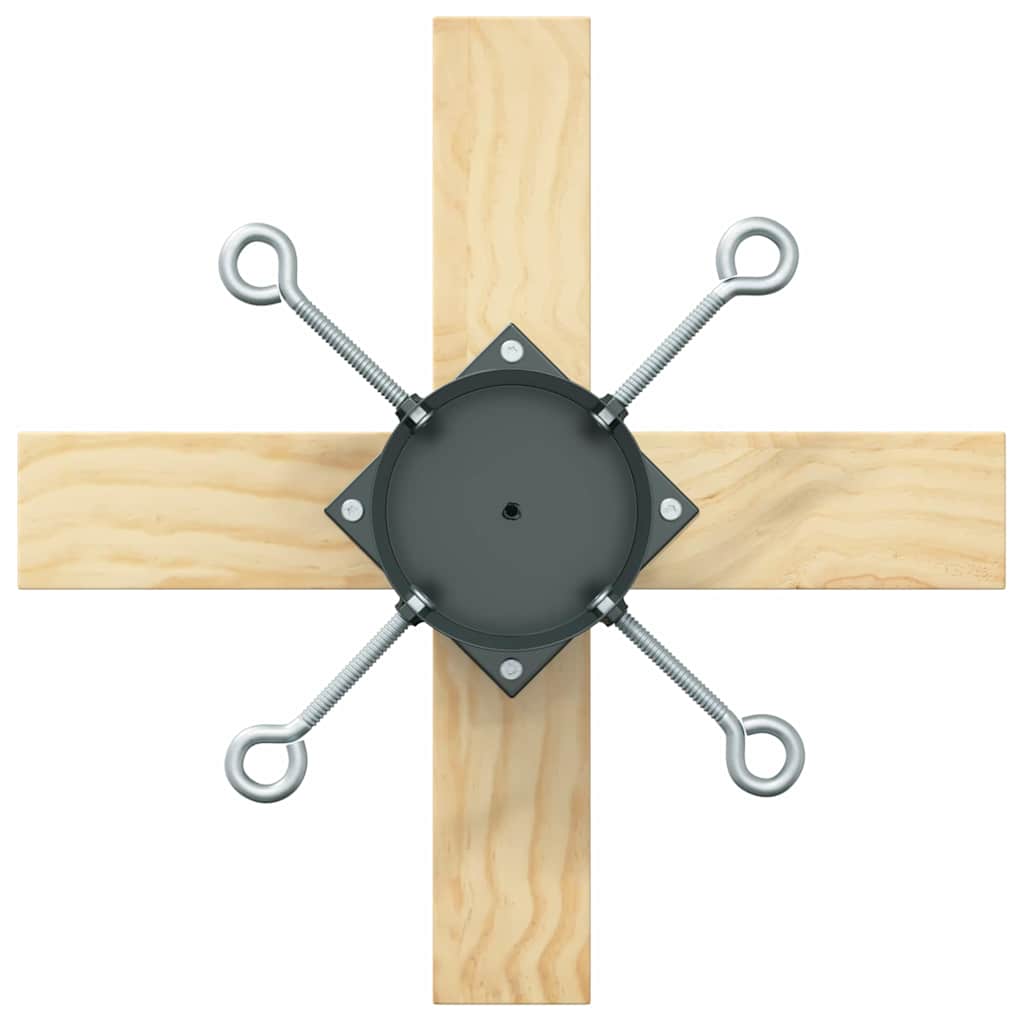 Kerstboomstandaard Groen 50 x 50 x 16 cm Massief grenenhout