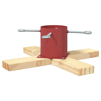 Kerstboomstandaard 50 X 50 X 16 Cm Massief Grenenhout